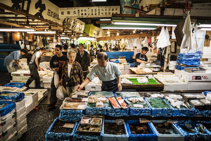 Image 3: Tokyo’s Tsukiji Fish market has some of the best seafood in the world (photo: Getty Images).  