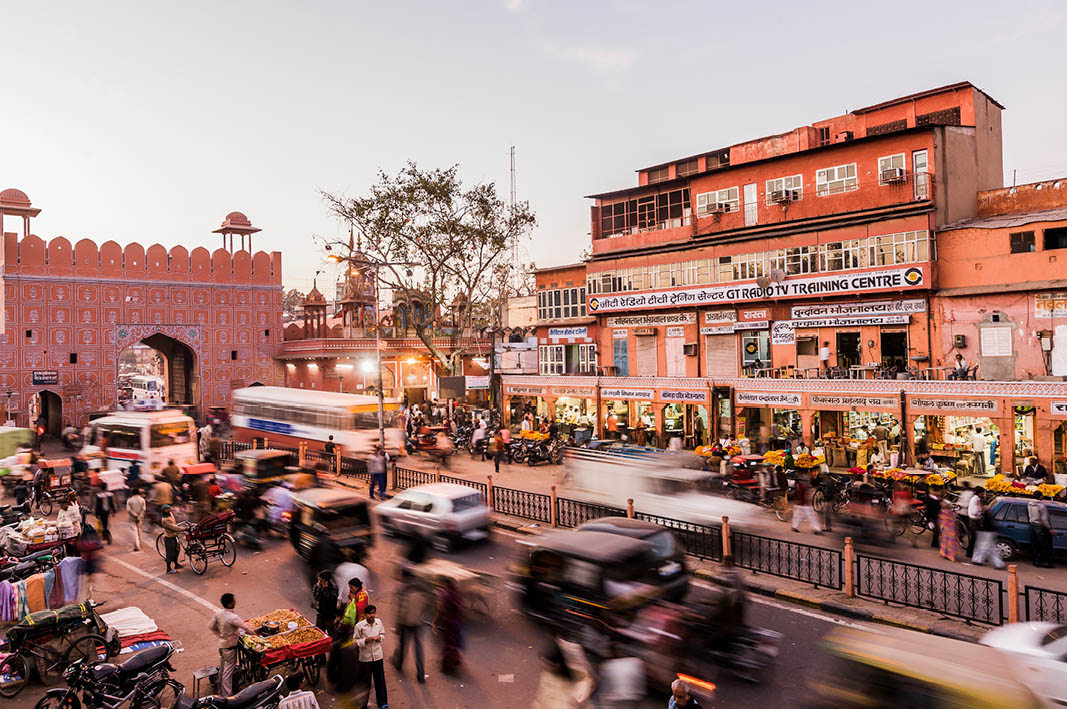 Bustling Jaipur