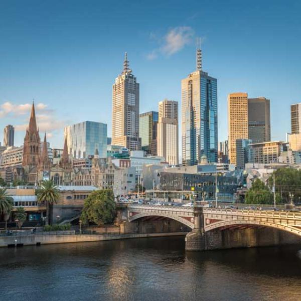 Melbourne city skyline