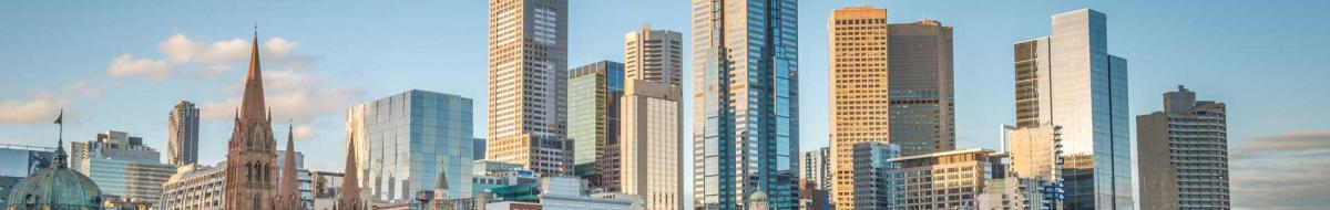 Melbourne city skyline